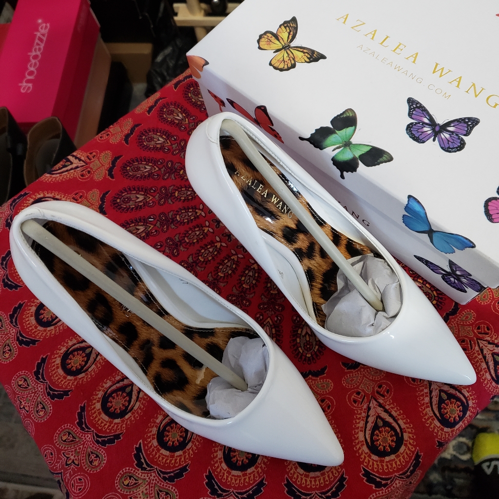 Brand New White Azalea Wang Heels